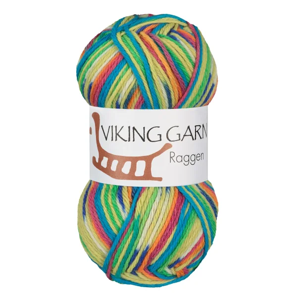 Viking - Raggen Strmpegarn Fv. 735 Multi