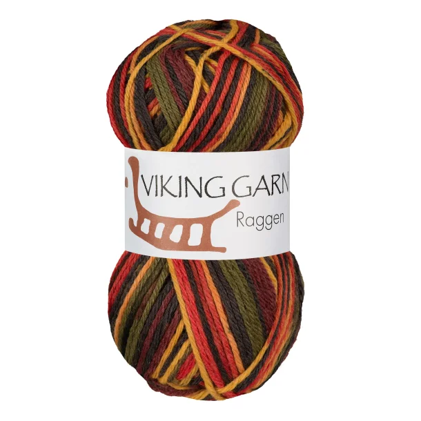 Viking - Raggen Strmpegarn Fv. 737 multi