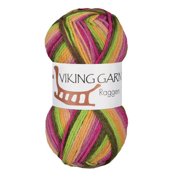 Viking - Raggen Strmpegarn Fv. 744 multi