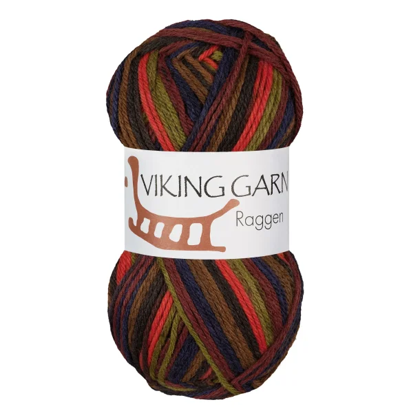 Viking - Raggen Strmpegarn Fv. 752 Multi