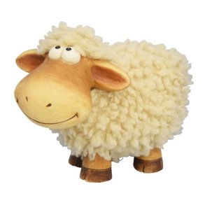 Uldf�r til pynt - 32 x 25 cm