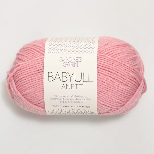 Sandnes - Babyull Lanett Farve 4402 Gammel Rosa
