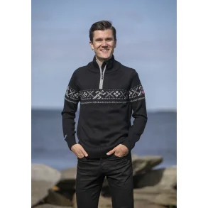 Viking - Springeren Ullgenser m/brystprint Sort..