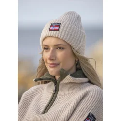 Viking Villmark Ullgenser m/lynl�s - Beige/oliven Voksen..