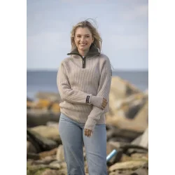 Viking Villmark Ullgenser m/lynl�s - Beige/oliven Voksen..