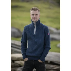 Viking Villmark Ullgenser m/lynl�s - Marine/Gr� Voksen..