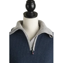 Viking Villmark Ullgenser m/lynl�s - Marine/Gr� Voksen..