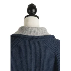 Viking Villmark Ullgenser m/lynl�s - Marine/Gr� Voksen..