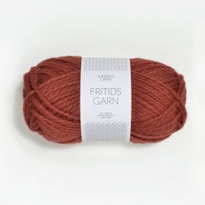 Sandnes - Fritidsgarn Farve 4035 Mrk Terracotta