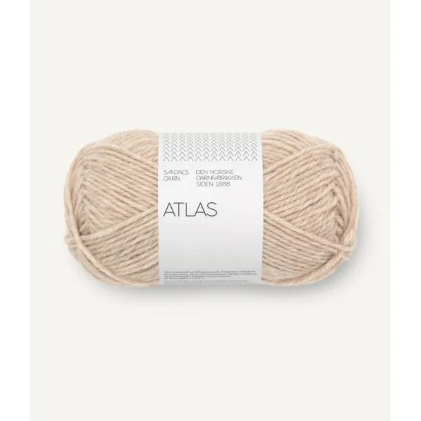 Sandnes - Atlas Fv. 3021 Lys Beige Meleret