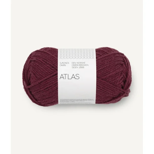 Sandnes - Atlas Fv. 4372 Burgundy.