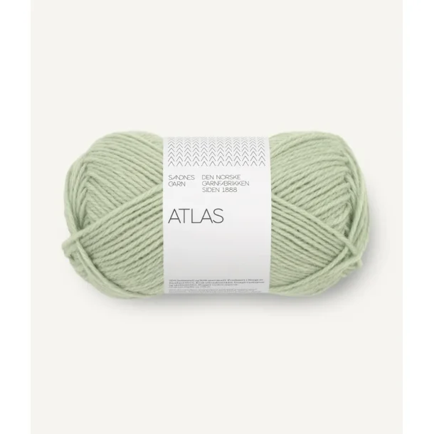Sandnes - Atlas Fv. 8521 Dusty Light Green. 