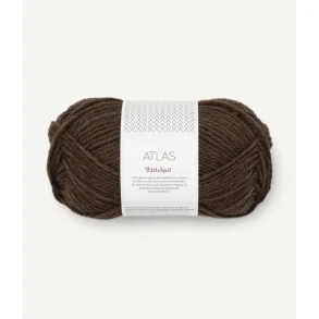 Sandnes - Petiteknit Atlas Fv. 2381 Coffee Melange. 