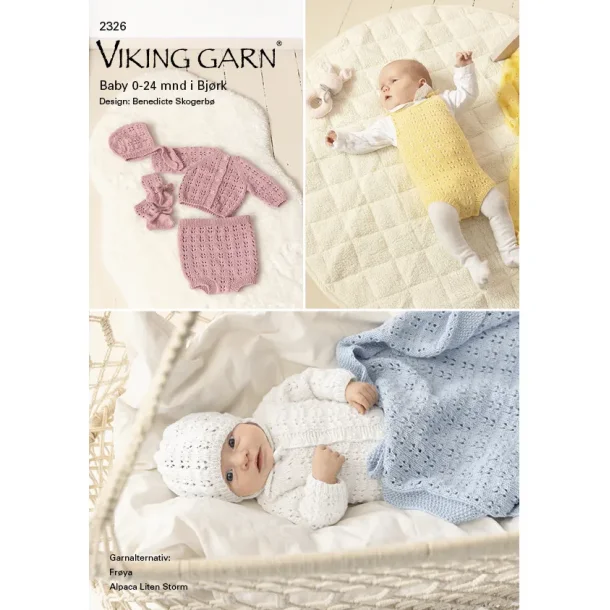 Viking Design - Opskriftshfte 2326 Baby 0-24mnd i Bjrk