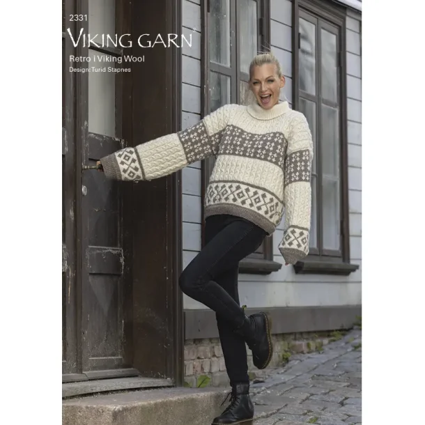 Retro i Viking Wool - Viking Garn Opskriftshfte 2331