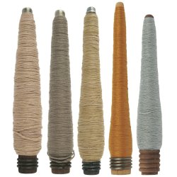 Garnspole m/snor UNIKA ass farver 3-pak