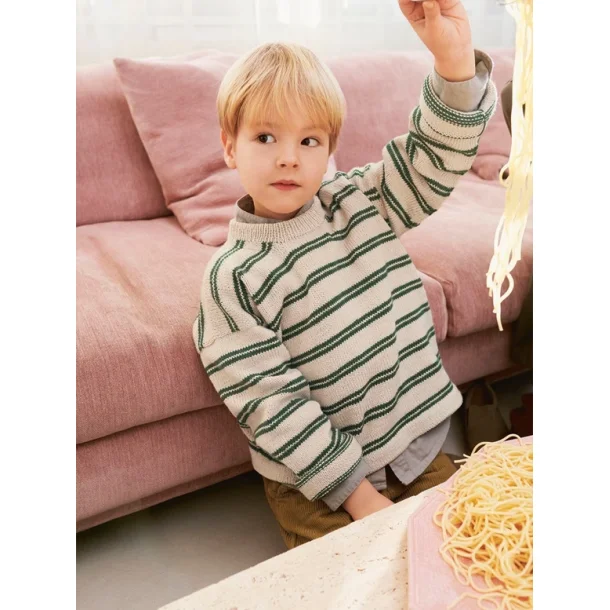 Enkeltopskrift / 2401 Mykt Til Barn / Nr. 06 - Aron Sweater Junior