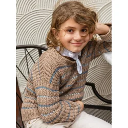Enkeltopskrift / 2405 Nr 03 Sebbe Sweater Junior