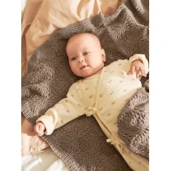 Enkeltopskrift / 2406 Babytepper / Nr. 3 - Colette Teppe