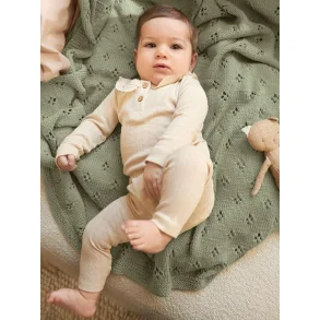 Enkeltopskrift / 2406 Babytepper / Nr. 5 - Klver Teppe