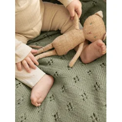 Enkeltopskrift / 2406 Babytepper / Nr. 5 - Klver Teppe