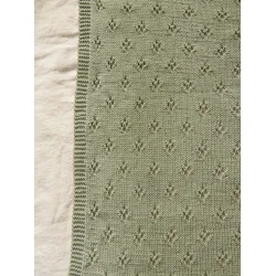 Enkeltopskrift / 2406 Babytepper / Nr. 5 - Klver Teppe