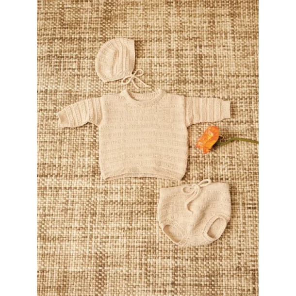 Enkeltopskrift / 2407 Sommerbaby / Nr. 1 - Fillip Sweater/Pants/Bonnet