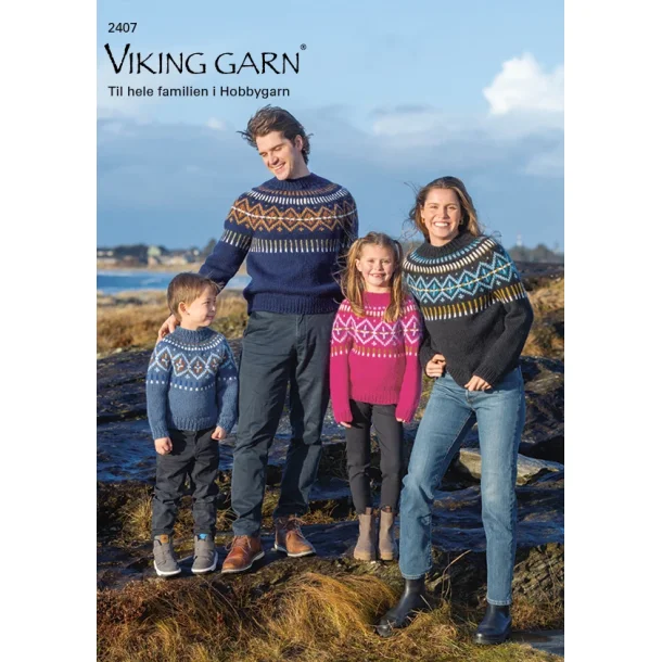 Viking Design - Opskriftshfte 2407 Til Hele Familien