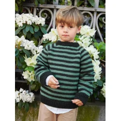 Enkeltopskrift / 2408 Mykt Til Barn / Nr. 03 a&b South Sweater Junior