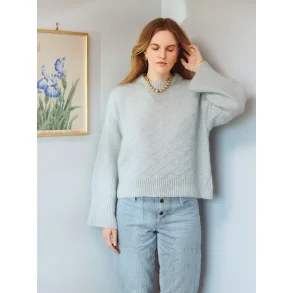 Enkeltopskrift / 2409 DIY / Nr. 13 - Heather Sweater