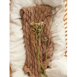 Enkeltopskrift / 2413 Myk Start / Nr. 03 - Lilja Babyblanket.