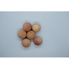 Mlkugler i Cedertr 22mm 1 stk