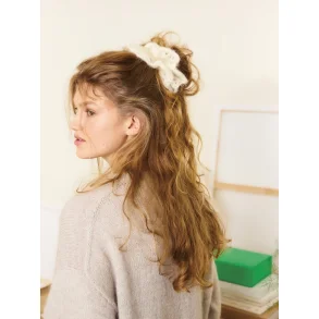 Enkeltopskrift / 2502 DIY / Nr. 11 Fleur Scrunchie. 