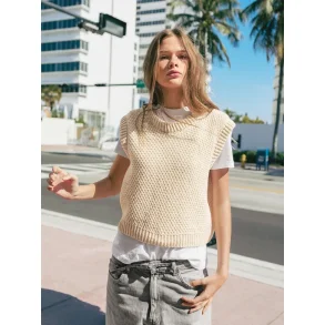 Enkeltopskrift / 2504  Sommerstrikk / Nr. 01 - Rose Top. 