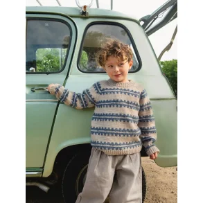 Enkeltopskrift / 2506 Mykt Til Barn / Nr. 02 Ridge Sweater. 