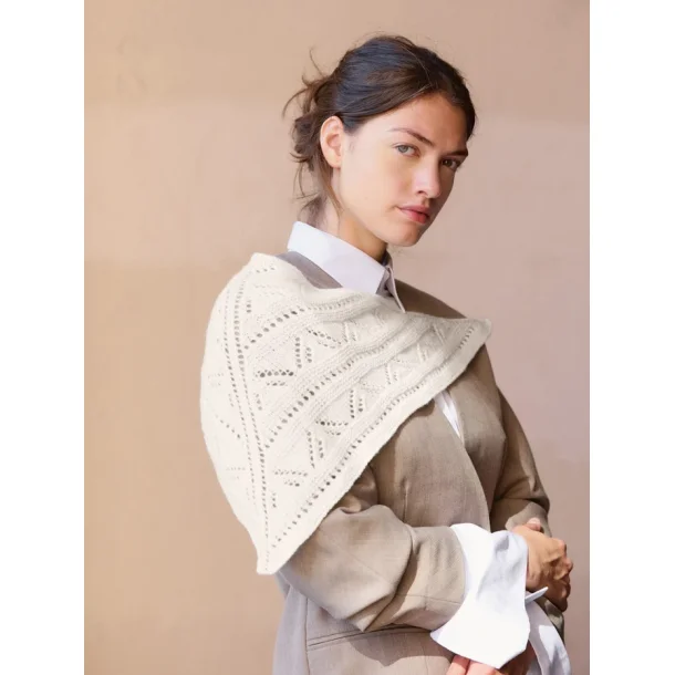 Enkeltopskrift / 2805 Cashmere / Nr. 01 Petra Scarf