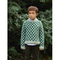 Enkeltopskrift / 2511 Christmas tree sweater  / Nr. 01 Junior