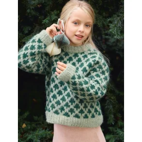 Enkeltopskrift / 2511 Christmas tree sweater  / Nr. 01 Junior