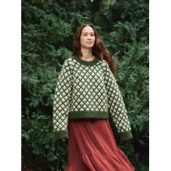 Enkeltopskrift / 2511 Christmas tree sweater / Nr. 02 Dame