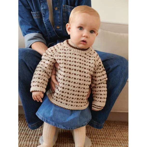Enkeltopskrift / 2512 Norske ikoner baby / Nr. 03 A/B - Islender genser baby