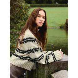 Enkeltopskrift / 2513 Atlas / Nr. 01 - Ridge Sweater