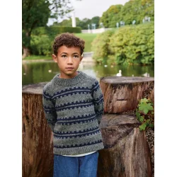 Enkeltopskrift / 2513 Atlas / Nr. 03  A/B - Ridge Sweater Junior