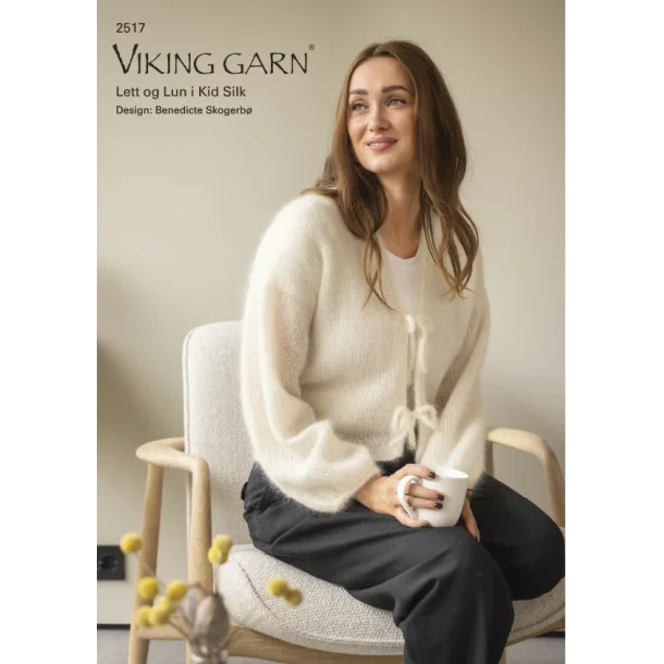 Viking Design - Opskriftshfte 2517 Lett og lun i Kid Silk