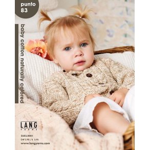 Lang Yarns - Punto 83 Baby Cotton Natural - Opskriftshfte