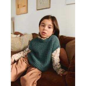 Enkeltopskrift / 2601 Mykt Til Barn / Nr. 04 Loui Slipover Junior