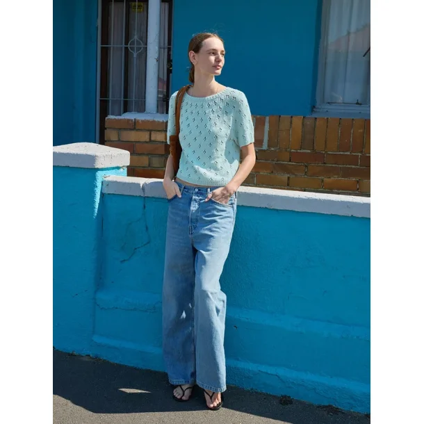 Enkeltopskrift / 2604 Sommerstrikk / Nr. 02 Elodie Tee