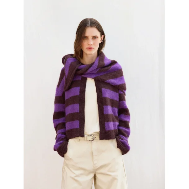 Enkeltopskrift / 2606 DIY / Nr. 06 - Mango Scarf