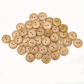 Tr�knap - 2 hul 20 mm Fv. Ginger