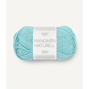 Sandnes - Mandarin Naturell Farve 7213 Bl Turkis