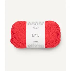 Sandnes - Line Fv. 4108 Flame Scarlet. 